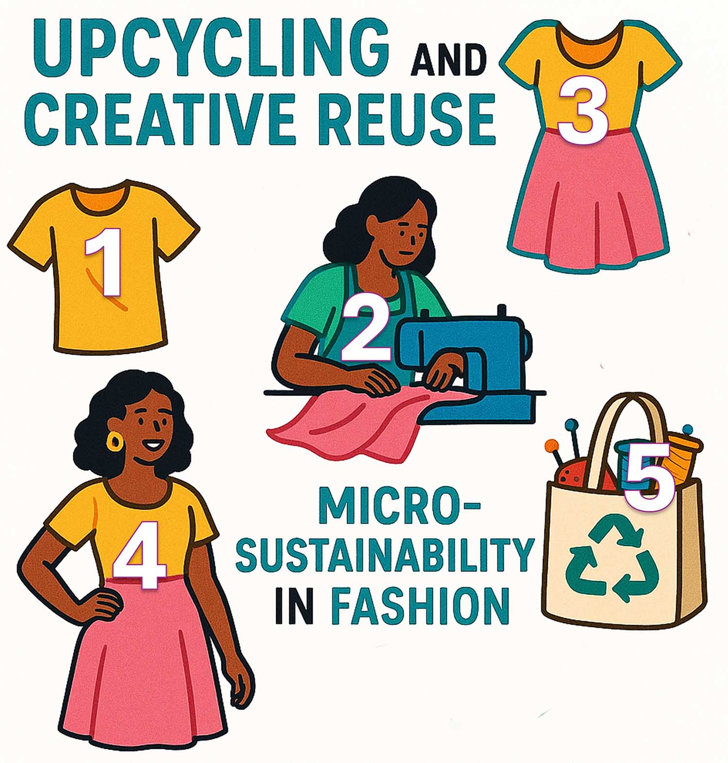 Upcycling and Creative Reuse for micro-sustainability in fashion